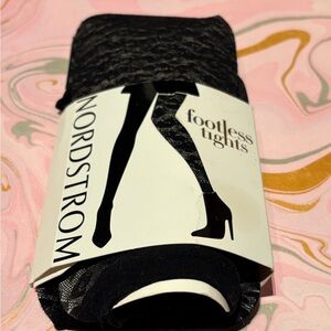 Nordstrom Footless Cheetah Print Tights NWT